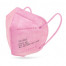 Caixa com 20 Máscaras Rosa FFP2 padrão EN149: 2001 filtro respiratório com marcação CE