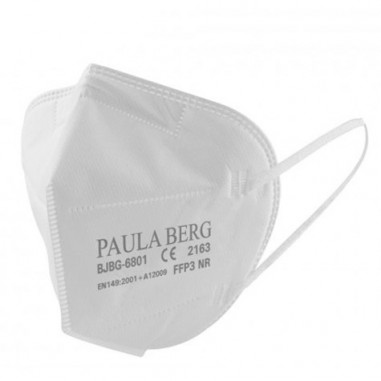 Mascarilla FFP3 Paula Berg norma EN149:2001 Filtrado Respiratorio marcado CE