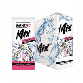 Pacote de 24 Envelopes Bebidas Mix com Sabor Unicórnio ElevenFit 9g