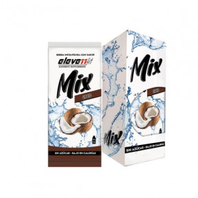 Pacote de 12 Envelopes Bebidas Mix com Sabor Coco ElevenFit 9g