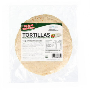 Tortillas Reducidas en Carbohidratos CSC Foods 240g (6x40g)