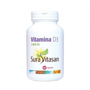 Vitamina D3 Sura Vitasan 60 cáps.