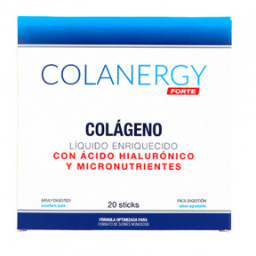 Colanergy Forte Colágeno com Ácido Hialurônico e Micronutrientes Xarope Monodose 20 Sticks