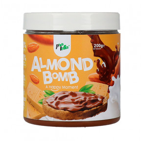 Crema Proteica de Almendras y Chocolate Bomb de Protella 200 g