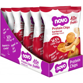 Novo Nutrition Protein Chips BBQ Pack 6 x 30 g