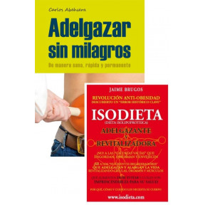Pack livres Adelgazar sin Milagros et La Isodieta