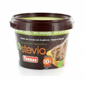 Pâte à Tartiner Cacao avec Noisettes Sucrée à la Stevia Torras 200g