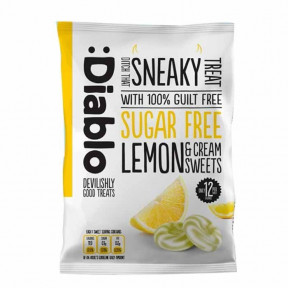 Lemon & cream sweets sugar free :Diablo 75 g