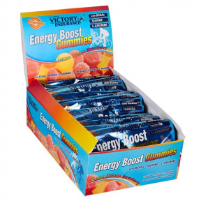 Pack 12 x 64g Energy Boost Gummies Victory Endurance Morango Laranja Limão