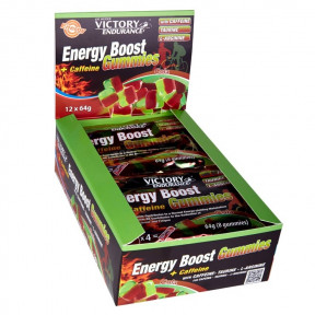 Pack 12 x 64g Energy Boost + Cafeina Gummies Victory Endurance Cola