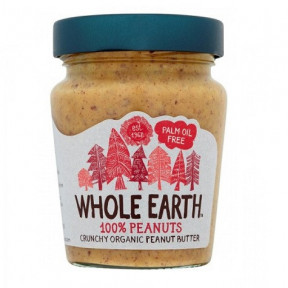Manteiga de Amendoim Lisa Orgânica Whole Earth 227 g