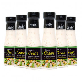 Pack de 6 Sauces César 0% 2bSlim 250 ml