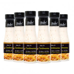 Pack de 6 Molho Carbonara 2bSlim 0% 250 ml