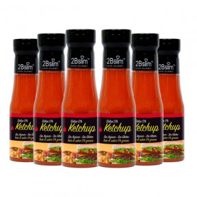 Pack de 6 2bSlim 0% Ketchup Molho 250 ml