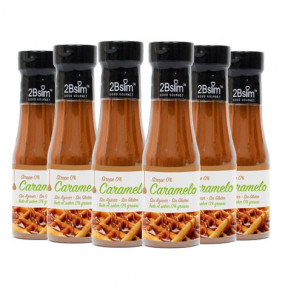Pack de 6 Sirops Caramel 0% 2bSlim 250 ml