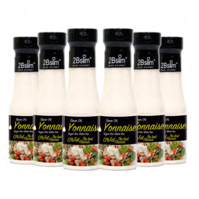 Pack de 6 Maionese Molho 2bSlim 0% 250 ml