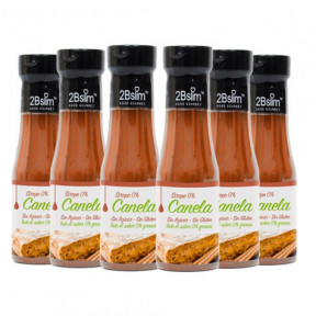 Pack de 6 Xarope de Canela 2bSlim 0% 250 ml