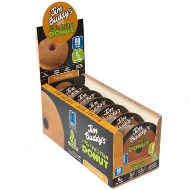 Pack de 6 Donuts Protéinés Goût Beurre de Cacahuète Jim Buddy's