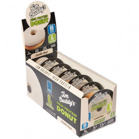 Pack de 6 Donut Proteico Sabor Vainilla Jim Buddy's