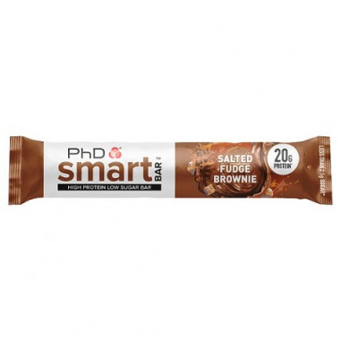 Smart Bar Brownie con Caramelo Salado PhD 64g