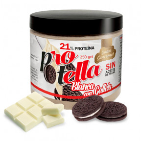 Crème Protéinée aux Noisettes avec Biscuits Protella 250 g