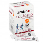 Amlsport Collagen With Magnesium + Vitamin C Strawberry Flavor 20 Sticks