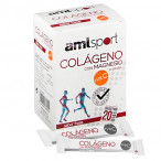 Amlsport Collagen With Magnesium + Vitamin C Strawberry Flavor 20 Sticks