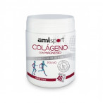Collagen with Magnesium + Vitamin C + Vitamins B1, B2 and B6 Powder AMLsport Strawberry Flavour 350 g
