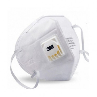 Mask with 3M valve and active filter mod. 9010V N95 standard