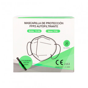 Box of 20 FFP2 masks standard EN149: 2001 CE marked respiratory filtering