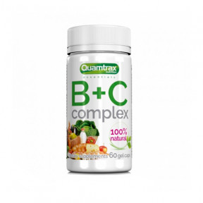 Complejo de Vitaminas B+C Quamtrax Essentials 60 cápsulas
