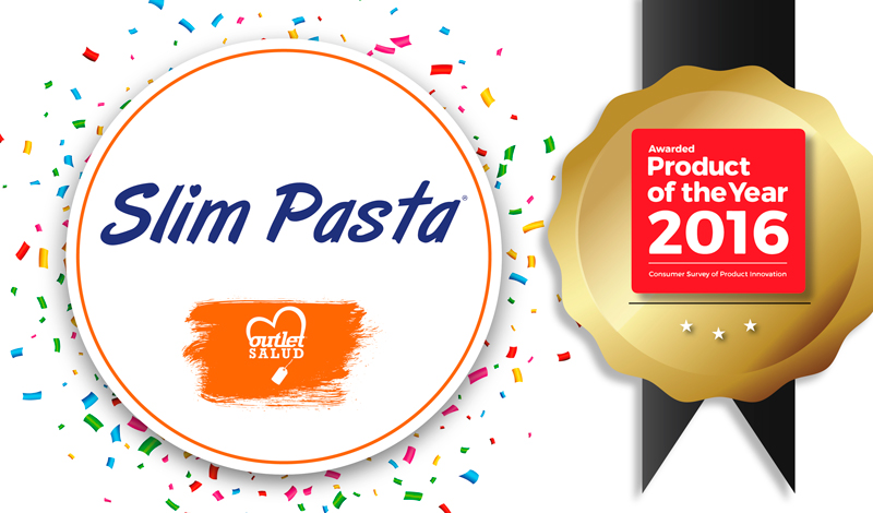 Premio al Producto del Año 2016 Slim Pasta de Outletsalud