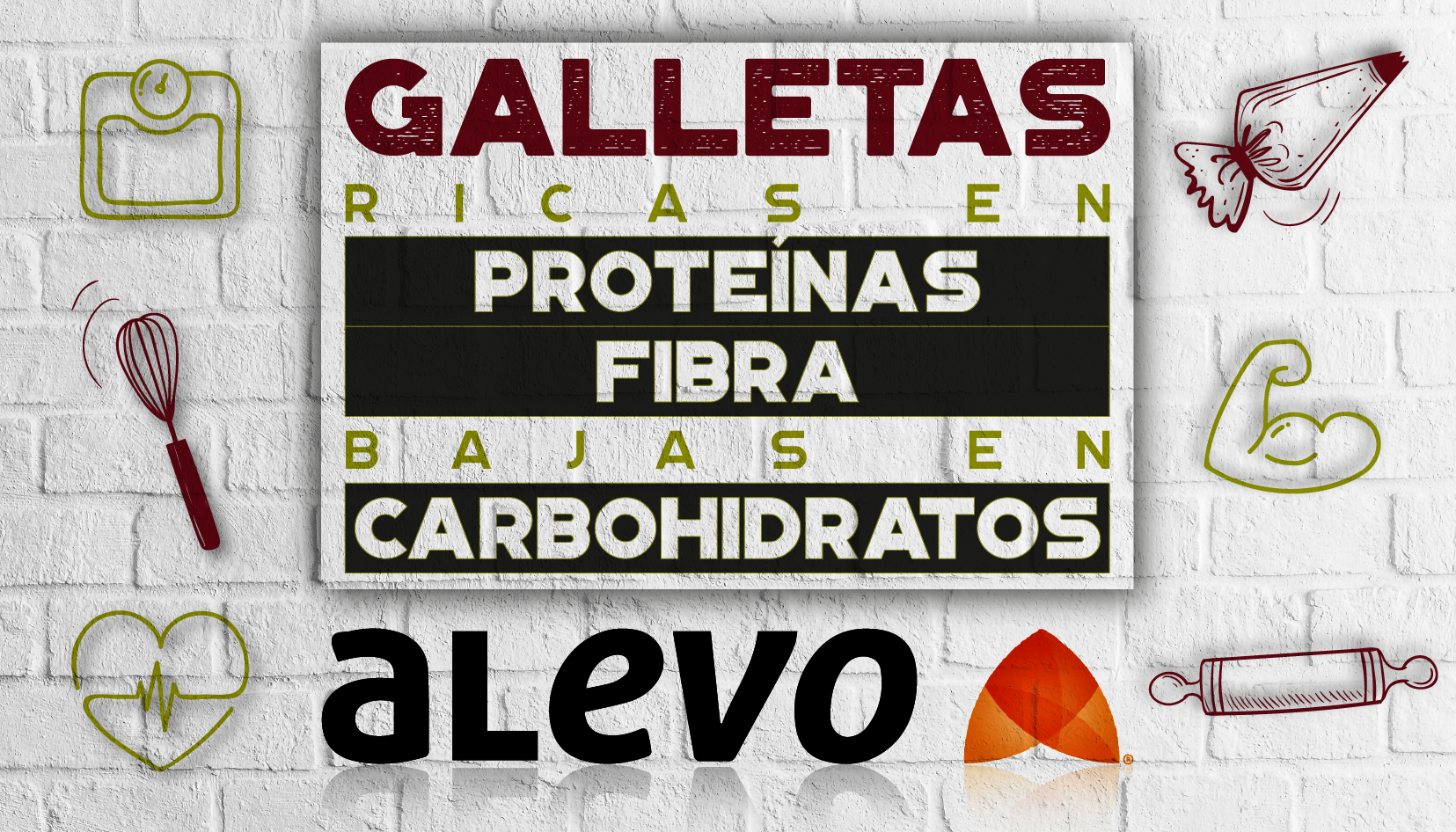 Galletas ALEVO Ricas en Proteínas y Fibra, Bajas en Carbohidratos