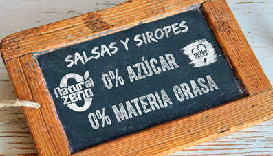 Salsas y Siropes Natural Zero 0 Azúcar, 0 Materia Grasa, en Outletsalud