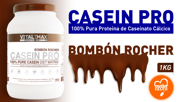 Casein Pro 100% Pura Proteína, sabor Bombón Rocher