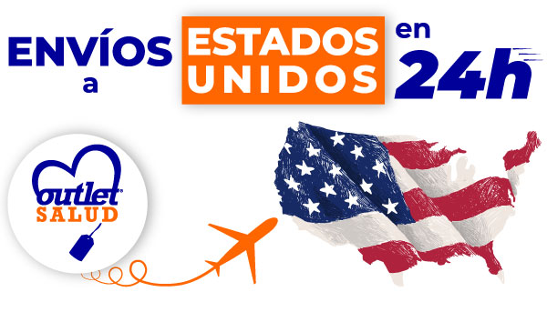 Envíos a Estados Unidos en 24 horas desde OutletSalud