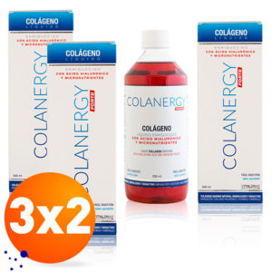 Pack 3x2 colágeno Colanergy Forte en Outletsalud