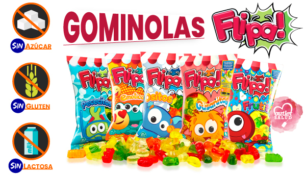 Gominolas sin Gluten y sin Azúcar FLIPA en OutletSalud