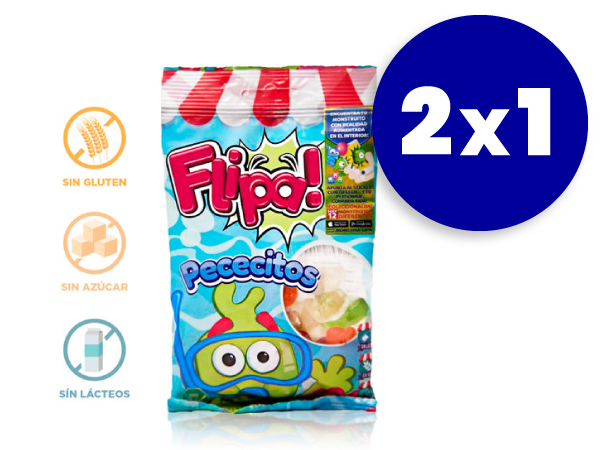 2x1 Gominolas sin azúcar Flipa
