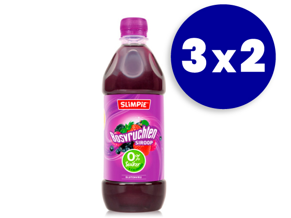 3x2 Concentrado de frutas sin azúcar Slimpie