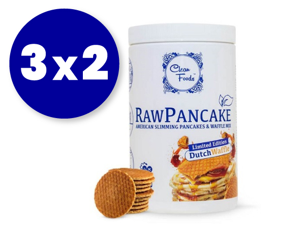 3x2 Preparado lowcarb para gofres de Cleanfoods