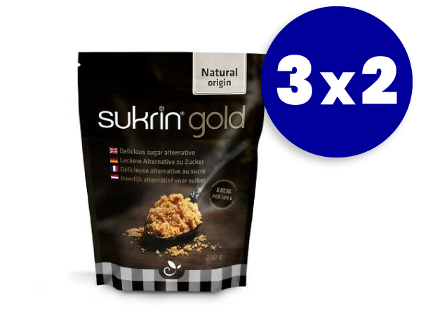 3x2 Sukrin Gold 250g