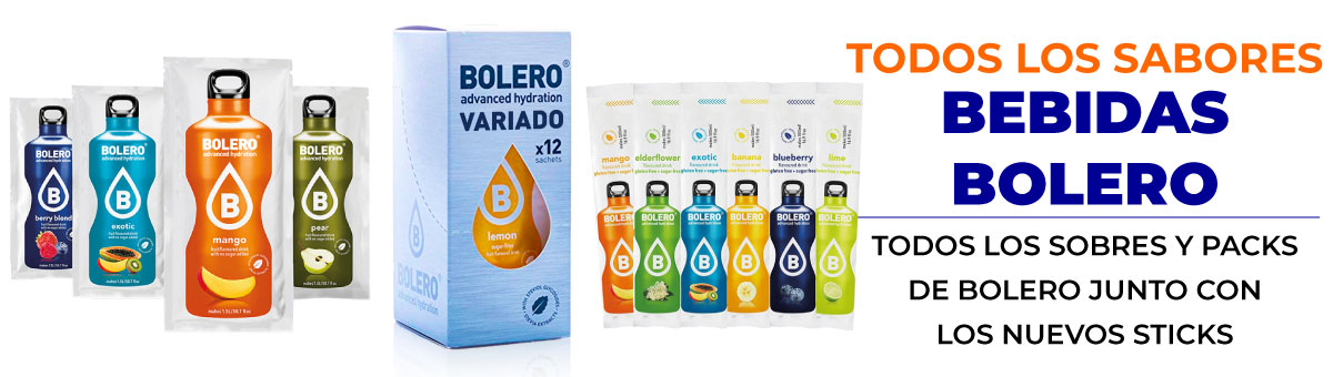 Llévate los sobres de BEBIDAS BOLERO