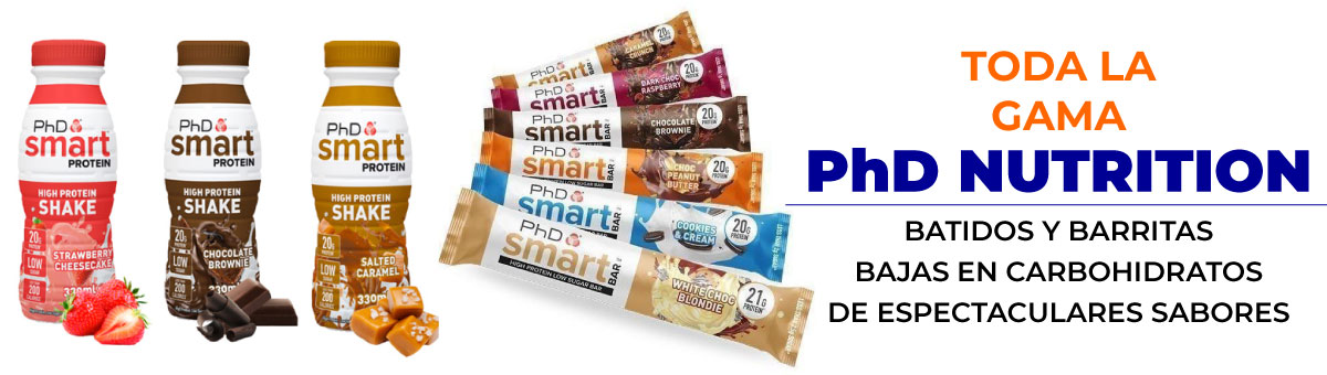 Llévate los productos PHD Nutrition